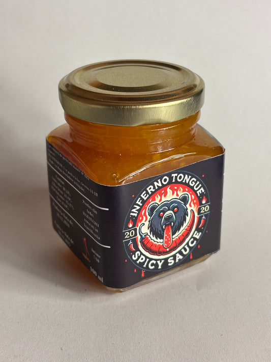 Sos iute dulce acrișor INFERNO TONGUE (Habanero Orange)