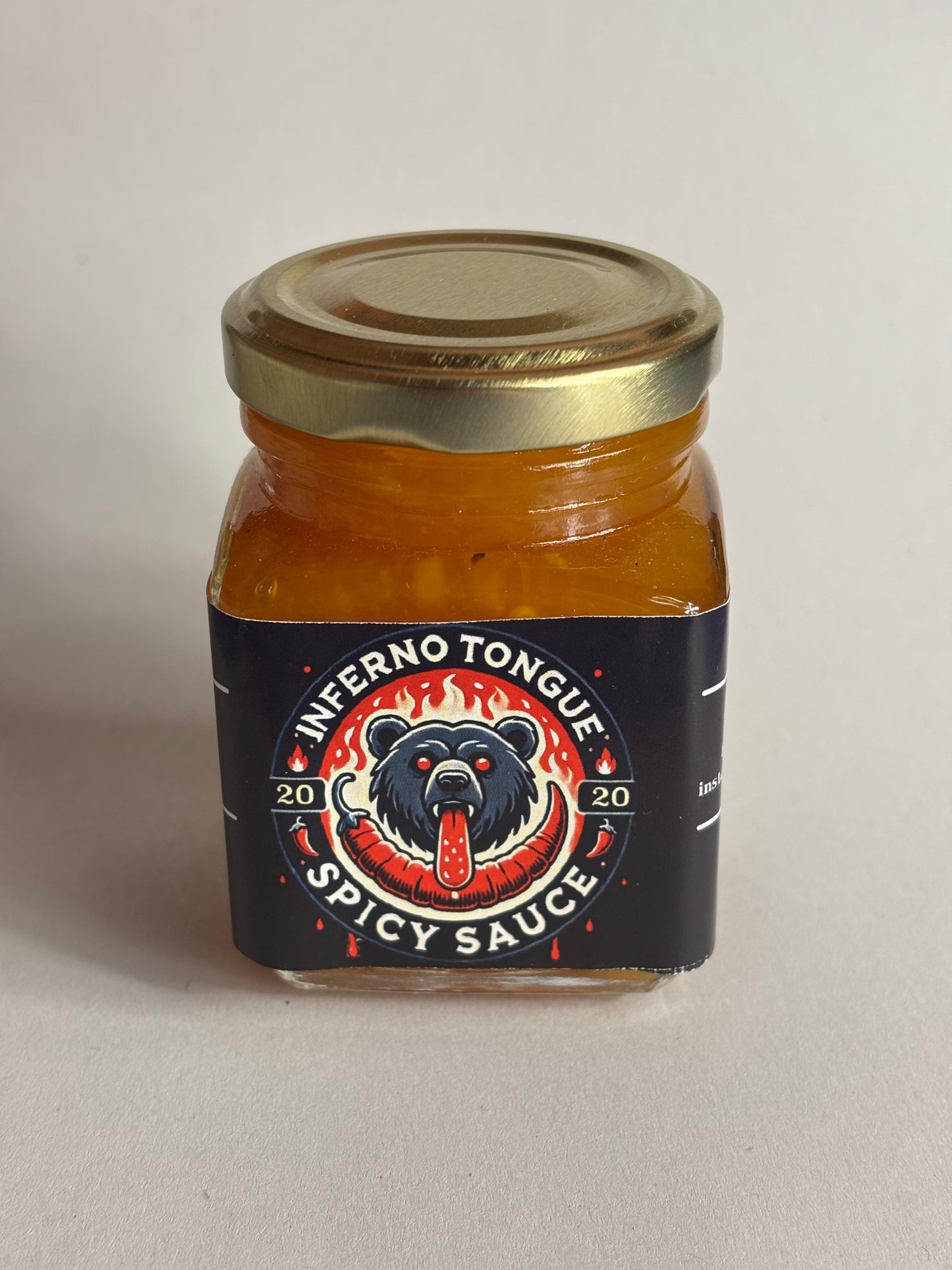 Sos iute dulce acrișor INFERNO TONGUE (Habanero Orange)